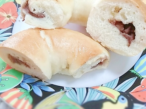 あん塩バターベーグル